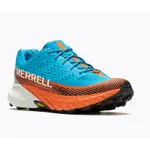 【MERRELL 美國】AGILITY PEAK 5 男戶外輕量越野登山鞋 活力藍 ML067755 黃金大底 健走鞋