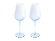 Maxwell & Williams: Glamour Wine Glass Set - Blue (Set of 2)