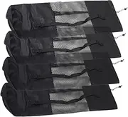 OSOLADY 4pcs Yoga Bag Exercise Yoga Mat Carriers Mesh Pouch Oxford Fabric Portable Yoga Mats Storage