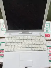 在飛比找露天拍賣優惠-二手故障apple ibook g4 a1054筆記型電腦如