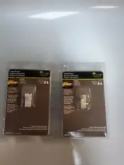 Cooper Wiring Devices 600-Watt 3-Way Single Pole Almond & Ivory Toggle Switches