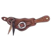 Tough 1 Medium Oil Leather Old Style Ladies Shaped Spur Straps 78-9006L