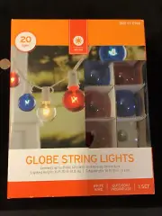 Decor by Target Globe String Lights 20 Lights Each White Wire- NEW