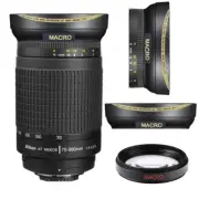 32k HD Wide Angle Macro Lens for Nikon AF Zoom-NIKKOR 70-300mm f/4-5.6G Lens