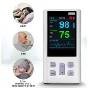 Pulse Oximeter Handheld Pulse Oximeter for Baby&Adult Overnight Monitor&Alarm