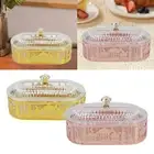 Snack Tray with Lid Dustproof Snack Platter for Entertaining Party Treats