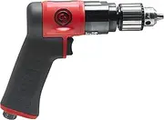 Chicago Pneumatic CP9285C - Air Power Drill, 3/8 Inch (10 mm), Keyed Chuck, Pistol Handle, 0.62 HP / 460 W, Stall Torque 4.1 ft. lbf / 5.5 NM, 3000 RPM, Hand Drill, Power Tools & Home Improvement