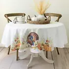 Benson Mills Autumn Printed Fabric Table Cloth, Fall, Harvest and Thanksgiving T