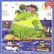 Otter House 1000 Piece Puzzle - Fantasy Island - Kim Watkins