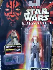 Star Wars Episode 1 Jar Jar Binks Battle Staff Vintage 1998 Action Figure New