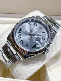 在飛比找Yahoo!奇摩拍賣優惠-ROLEX 勞力士 Datejust 126234 綠羅馬 