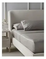 [Heritage] 1000TC Finest Cotton Sheet Set in Silver