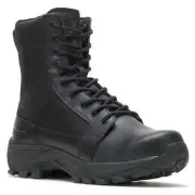 NEW Bates E06510 Men's Fuse Tall Side Zip Black Leather Tactical Boots, 10-MED