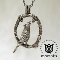 在飛比找蝦皮商城優惠-Marship 日本銀飾品牌 葡萄與鸚鵡項鍊 925純銀 古
