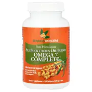 SeaBuckWonders, Pure Himalayan Sea Buckthorn Oil Blend, Omega-7 Complete™, 120 Softgels (500 mg per Softgel)