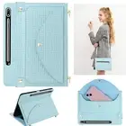 For Samsung Galaxy Tab S9 Plus S8 Ultra Shoulder Bag Case Leather Folio Cover