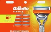 Genuine Gillette Fusion5 Refills Razor Blades, 8 Cartridges, New, E2