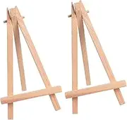 2 Pcs Mini Tabletop Easel Stand Design for Displaying Art Photos Books Durable and Stylish Rack for Adults for Home Classroom Use