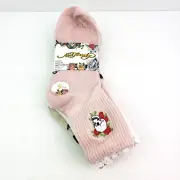 Ed Hardy Womens Size 4-10 Pink White Beige Fashion Mid Crew Socks 5 Pack