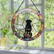 Custom Dog Memorial Suncatcher, Personalized Loss of Dog Sympathy Gifts