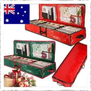 Christmas Xmas Wrapping Paper Storage Bag Tidy Gift Wrap Organizer Decoration YA