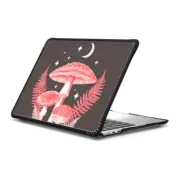 MacBook Air 13-inch (M2 - M4) Impact Case Pink Mystical Mushrooms - cottagecore forest night