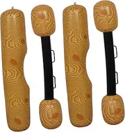NAMOARLY Inflatable Water Game Adult Floating with Random Handle Colors Fun Log Rafts for Pool Party and Beach for Outdoor Water Sports Activities Random Color