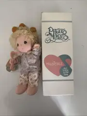 VTG 1984 Precious Moments Sylvie 16” Doll w/ Heart Mirror & Applause #16504