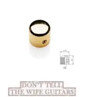 1-EMG Gold Metal Dome Knob For 6mm Shaft Potentiometers