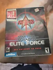 Sealed Star Trek Voyager Elite Force Complete Key PC 2000 CD Activision Raven