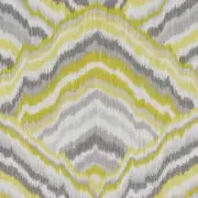 65 Yards fabric roll, Print, 100% Cotton, 54" Width, Ikat, Gray, Citron color