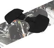 Motorcycle Soft Lowers Chaps Engine Guard Cover Leg Warmer Bag Fit For Harley Touring Road King Street Glide Road Glide Electra Glide and Trike Models 1980-2025