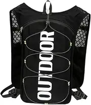 QSTDGVPW Hydration Backpack Pack Hydration Vest Adjustable Sport Bag Pack Water Bag for Running Climbing Cycling Bike Camping