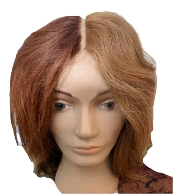 PIVOT POINT Mannequin Head AUBURN Shades 100% Human Hair Cosmetology # 5210