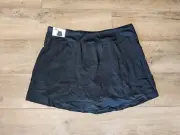 Crane Tennis Skort Skirt Womens XXL Black Pull On Pickleball Pockets Athletic