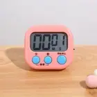 H Pink Digital Clock Timer Classroom Kitchen Magnetic Stopwatch For Kids