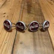 Vintage Coke, Coca Cola 4 Napkin Rings, Collectable Rare