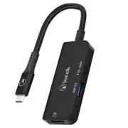 BONELK Long-Life 3in1 Multiport Hub - Black. ELK-80044-R