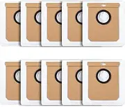 10Pack 2.5L Dust Bags for Eufy L50 SES L60 SES Vacuum Cleaner 4000pa,Replacement Dust Bag for Conga Home 1000,8090 Ultra,9090AI,for Haier H9 Plus Vacuum Cleaner