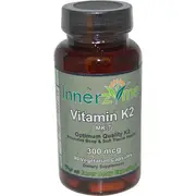 Innerzyme, Vitamin K2, MK-7, 300 mcg, 90 Veggie Capsules