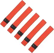 iplusmile 5pcs Box Lunch Box Strap Elastic Belt Band Trash Compactor Bento Snack Boxes for Compartment Thermal Lunch Container Lunch Boxes Picnic Lunchbox Elastic Strap Leather Red