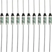 eMagTech 20PCS SF129E Thermal Cutoffs 250V 10A Thermal Fuses 133C Rated Operating Temperature for Transformers Electric Motors Electrical Fans Hair Dryers
