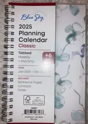 2025 Blue Sky Lindley Weekly & Monthly Planner (3.63" x 6.13")