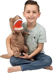 Jurassic World Dominion Rexy T-Rex Bedding Super Soft Plush Cuddle Pillow Buddy, One Size, by Franco Kids