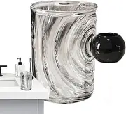 Tooth Brushing Cup,Toothbrush and Toothpaste Holder - Waterproof Space-Saving Decorative Counter Organizer Storage for Shower