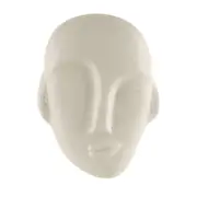 Maine & Crawford Troy Papier Mache 20cm Mask Wall Sculpture Hanging Decor Cream