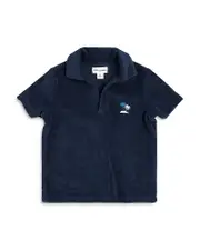 Miles The Label Boys' Short Sleeved Rash Guard Polo - Little Kid, Big Kid