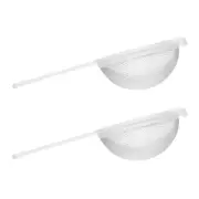 Nylon Mesh Strainer for Wide Mouth Jar, White - 3" - 2-pk