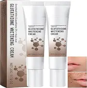 Glutathione Skin Whitening Face Cream, Skin Lightening Cream for Dark Skin, Brightening Face Cream, Pigmentation Removal Cream, Niacinamide Whitening Freckle Cream Remove Dark Spot (2Pcs)