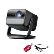 [EU/BR Direct] JMGO N1S Infinitys RGB DLP Triple Laser Projector 4K UHD 2600 ANSI Lumens Google TV Netflix Support WiFi6